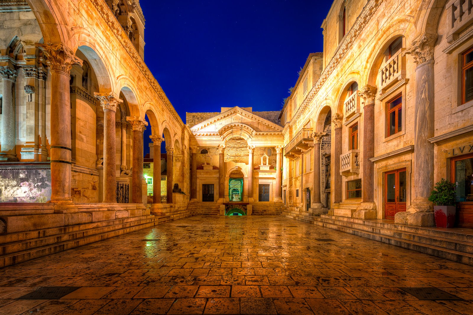 Diocletian s Palace Ruins Early In The Morning Split Croatia Fine Diocletian s Palace Ruins Early In The Morning Split Croatia Fine